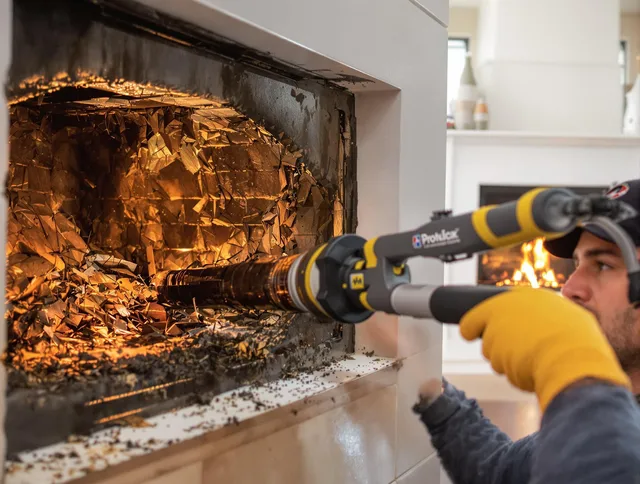 Professional chimney cleaning by Stallings Chimney Sweep in Stallings, NC