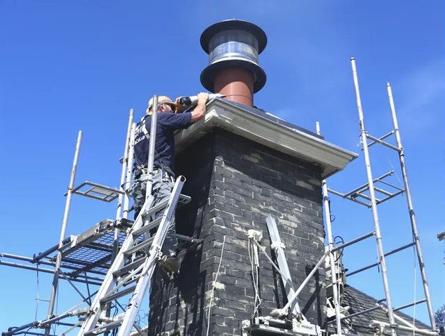 Sturdy chimney crown finished by Stallings Chimney Sweep in Stallings, NC
