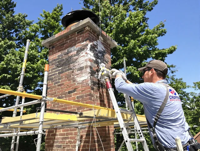 Structural chimney repair by Stallings Chimney Sweep in Stallings, NC